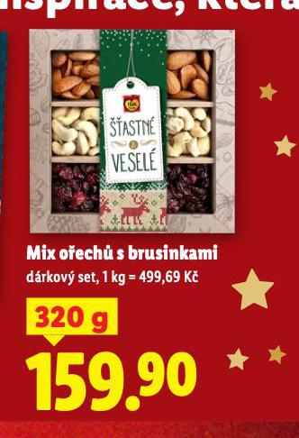 MIX OŘECHŮ S BRUSINKAMI