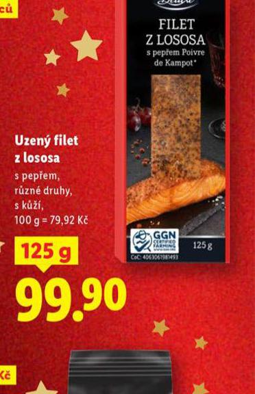 UZENÝ FILET Z LOSOSA