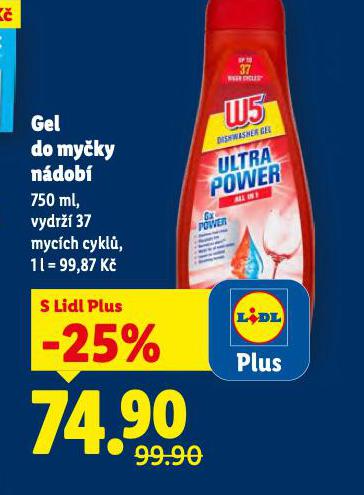 GEL DO MYČKY NÁDOBÍ