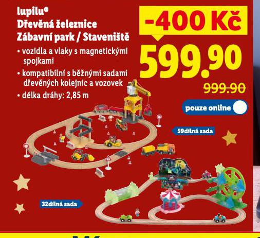 DŘEVĚNÁ ŽELEZNICE ZÁBAVNÍ PARK