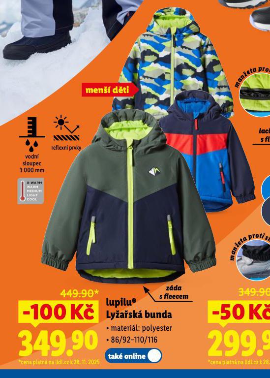 DĚTSKÁ LYŽAŘSKÁ BUNDA