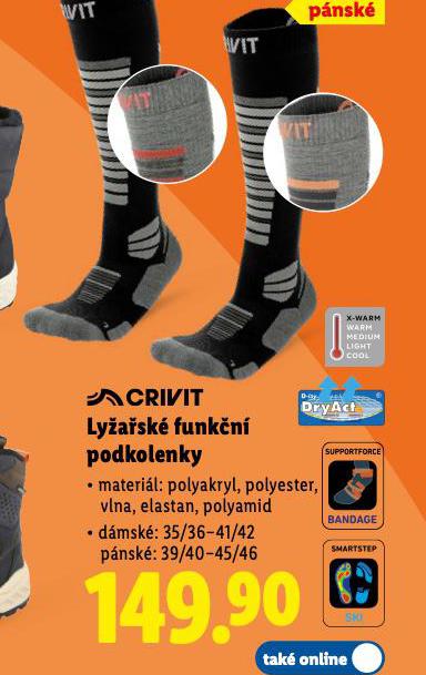 PÁNSKÉ LYŽAŘSKÉ FUNKČNÍ PODKOLENKY