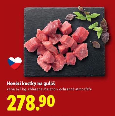 HOVĚZÍ KOSTKY NA GULÁŠ