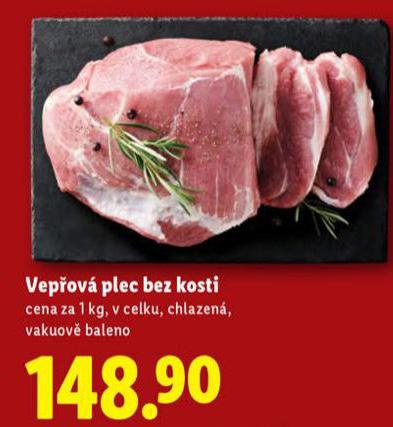 VEPŘOVÁ PLEC BEZ KOSTI
