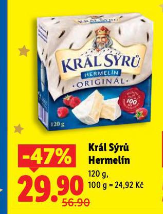 KRÁL SÝRŮ HERMELÍN