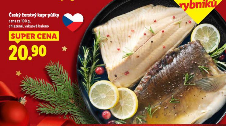 ČESKÝ ČERSTVÝ KAPR PŮLKY