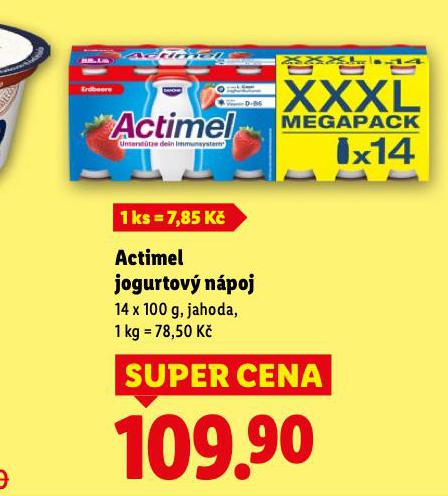 ACTIMEL JOGURTOVÝ NÁPOJ