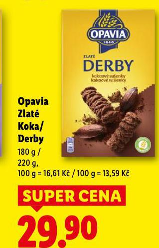OPAVIA ZLATÉ DERBY