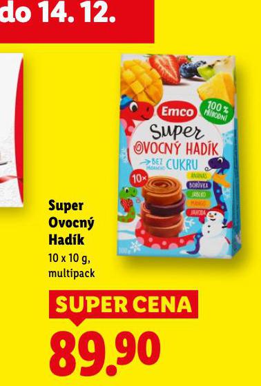 SUPER OVOCNÝ HADÍK