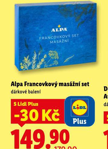 ALPA FRANCOVKOVÝ MASÁŽNÍ SET