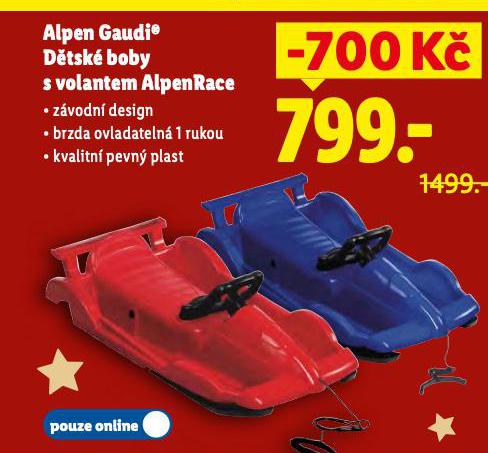 DĚTSKÉ BOBY S VOLANTEN ALPENRACE
