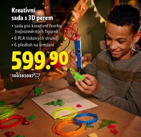 KREATIVNÍ SADA S 3D PEREM