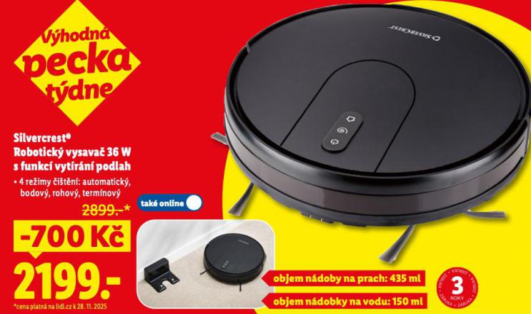 SILVERCREST ROBOTICKÝ VYSAVAČ S ODSÁVACÍ STANICÍ