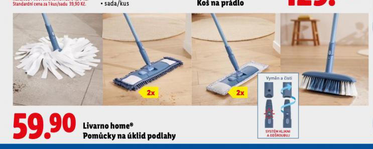 POMŮCKY NA ÚKLID PODLAHY