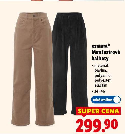 MANŠESTROVÉ KALHOTY