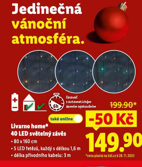 LED SVĚTELNÝ ZÁVĚS