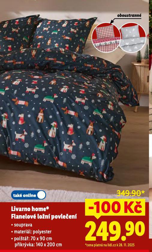 FLANELOVÉ LOŽNÍ POVLEČENÍ