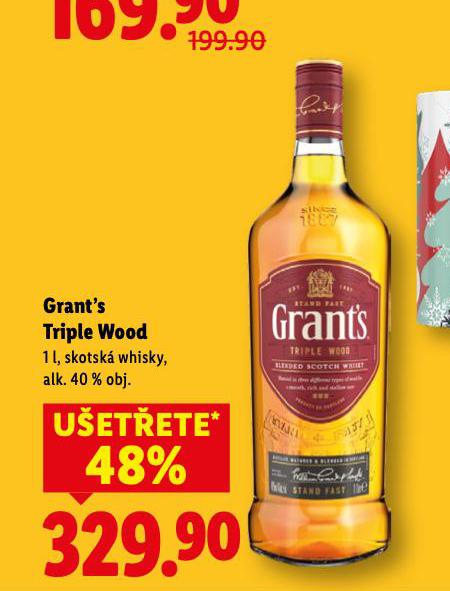 GRANT'S TRIPLE WOOD WHISKY