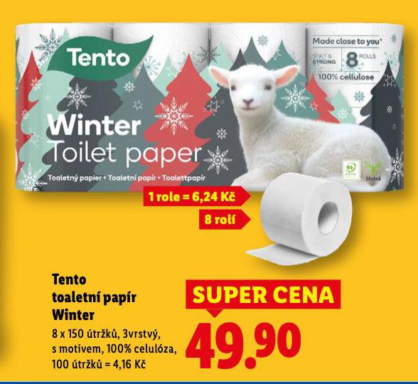 TENTO TOALETNÍ PAPÍR