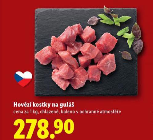 HOVĚZÍ KOSTKY NA GULÁŠ