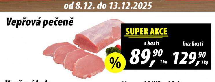 VEPŘOVÁ PEČENĚ BEZ KOSTI