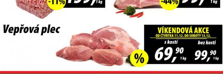 VEPŘOVÁ PLEC BEZ KOSTI