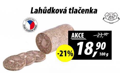 LAHŮDKOVÁ TLAČENKA