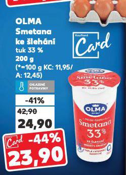 OLMA SMETANA KE ŠLEHÁNÍ