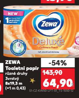 ZEWA TOALETNÍ PAPÍR