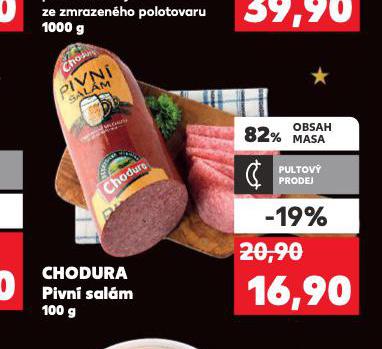 CHODURA PIVNÍ SALÁM