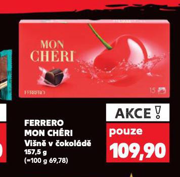 FERRERO MON CHÉRI VIŠNĚ V ČOKOLÁDĚ