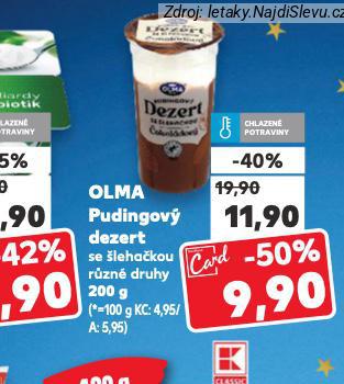 OLMA PUDINGOVÝ DEZERT