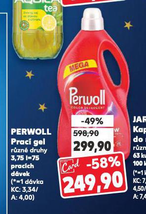 PERWOLL PRACÍ GEL