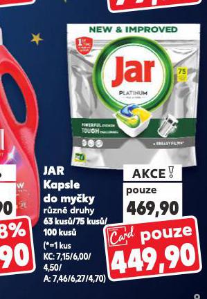 JAR KAPSLE DO MYČKY