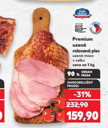 PREMIUM UZENÁ ROLOVANÁ PLEC