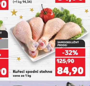 KUŘECÍ SPODNÍ STEHNA