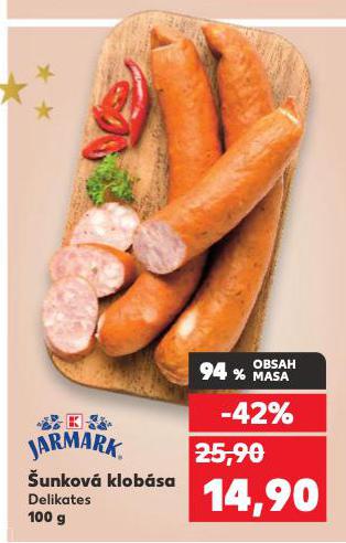 ŠUNKOVÁ KLOBÁSA