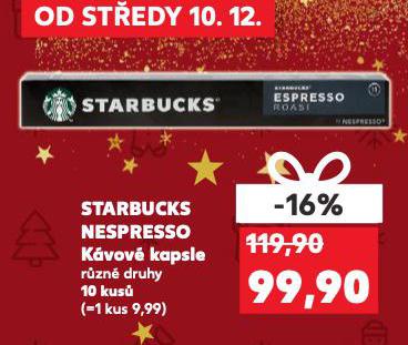 STARBUCKS KÁVOVÉ KAPSLE