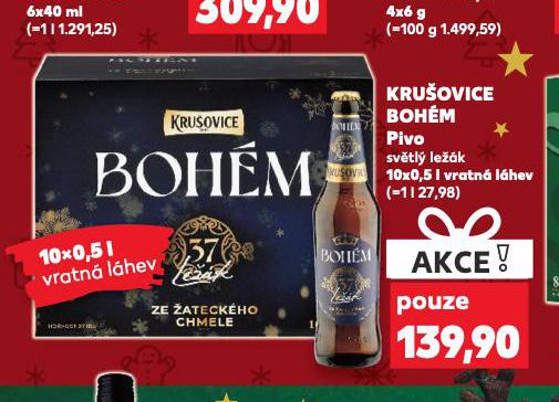 PIVO KRUŠOVICE BOHÉM