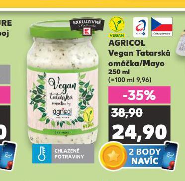 AGRICOL VEGAN TATARSKÁ OMÁČKA