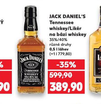 JACK DANIEL'S WHISKEY A LIKÉR NA BÁZI WHISKY