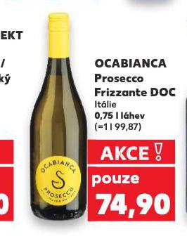 OCABIANCA PROSECCO FRIZZANTE DOC