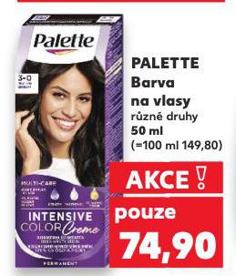 PALETTE BARVA NA VLASY