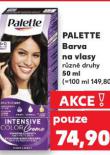 PALETTE BARVA NA VLASY
