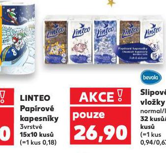LINTEO PAPÍROVÉ KAPESNÍKY