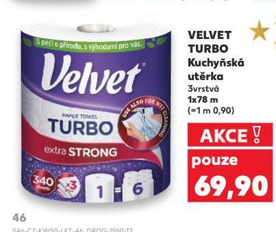 VELVET TURBO KUCHYŇSKÁ UTĚRKA