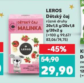 LEROS DĚTSKÝ ČAJ