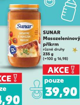 SUNAR BIO MASOZELENINOVÝ PŘÍKRM