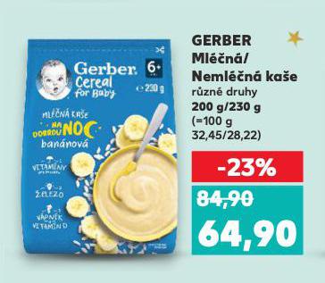 GERBER MLÉČNÁ KAŠE