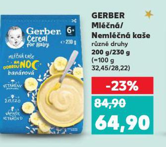 GERBER NEMLÉČNÁ KAŠE